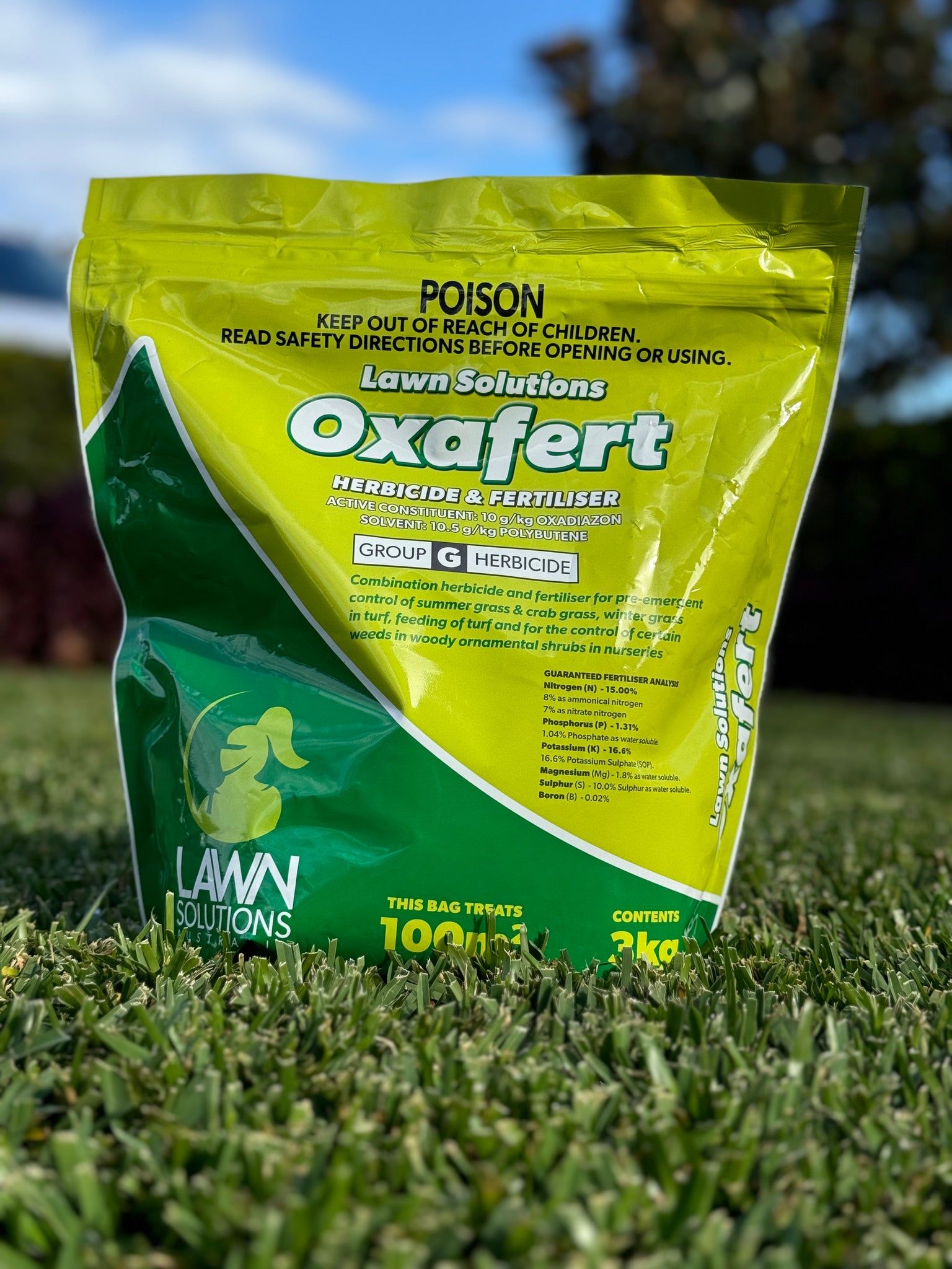 Oxafert Pre-Emergent Herbicide & Fertiliser - 3kg