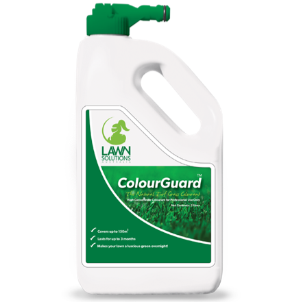 Lawn Solutions Australia LSA ColourGuard Lawn Colourant 2lt hose-on spray bottle